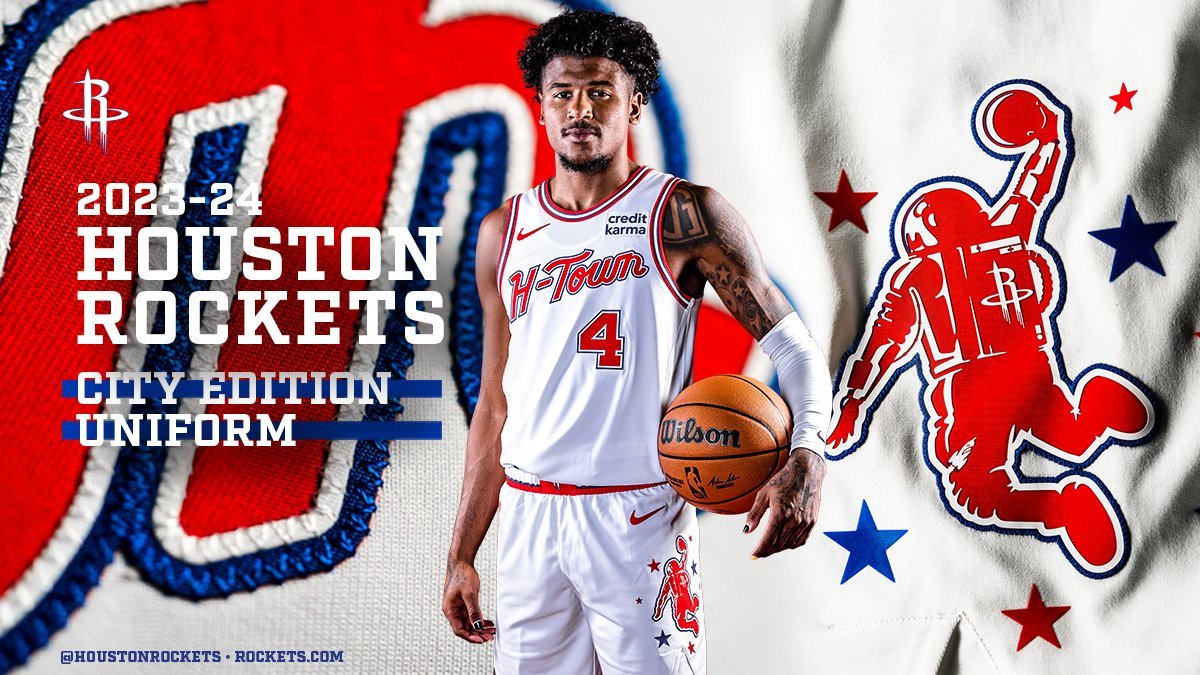 HOUSTON ROCKETS UNIFORMS 2023-2024: CITY EDITION