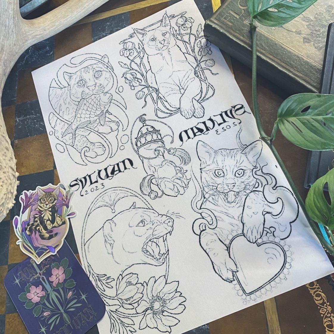 Last chance to book with me @lastmoontattoo in Columbus, Ohio! My Friday and Saturday are full, but I have time Thursday, 4/27 to do any of these available designs or your idea! Email me at sylvantattoos@gmail@com to grab a spot.