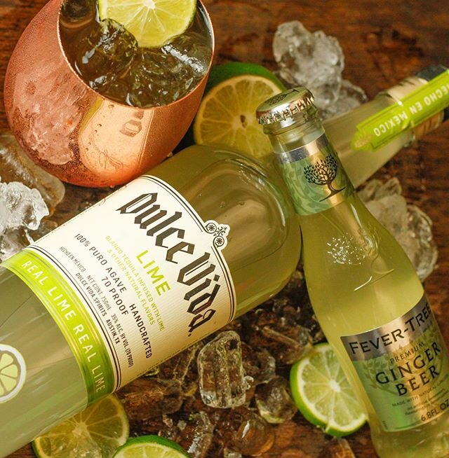 Enjoy a 3-Step Mexican Mule tomorrow for St. Patrick&rsquo;s Day🍀. Ice, Dulce Vida Lime Tequila and Ginger Beer is all you need! 
PS- check out the product locator on our website to locate a bottle near you! 
www.dulcevidaspirits.com 
#stpaddysday #