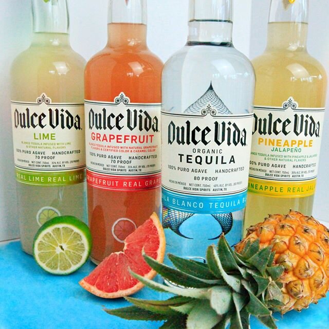 Rolling 4 deep, made from 100% pure agave and REAL fruit 🍈🍊🍍. ⁠
To find a bottle near you, check out our product locator on our website! ⁠
⁠
#thespiritoftexas #tequilatribe #dulcevidatequila #tequila #agaveallday