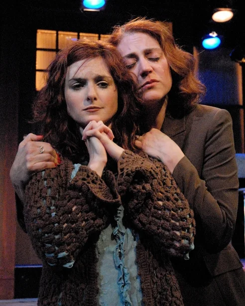 Daina Michelle Griffith and Lisa Ann Goldsmith in Eastburn Avenue; Pittsburgh Playhouse Rep. Company. Photo: Drew Yenchak.