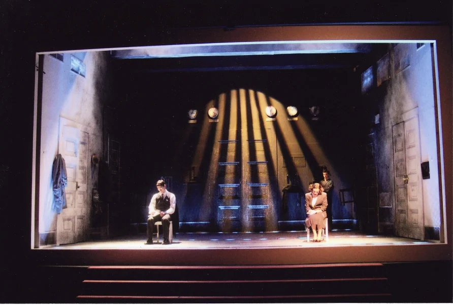 Ryan Lanning and Erin Krom in Red; Pittsburgh Playhouse. Photo: Drew Yenchak.