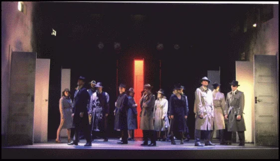 The company of Red; Pittsburgh Playhouse. Photo: Drew Yenchak.