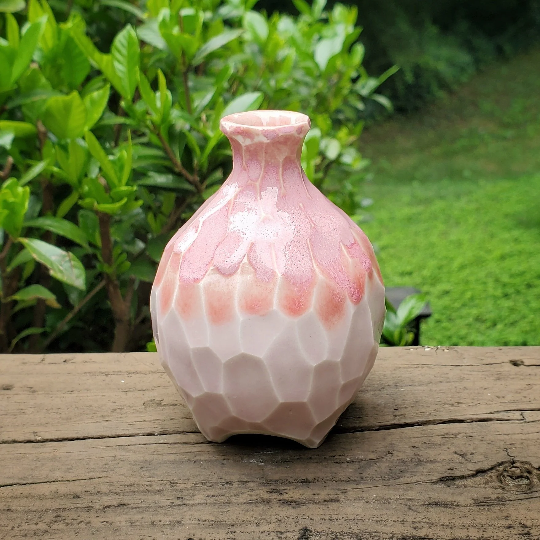 Spilling Twilight Bud Vase