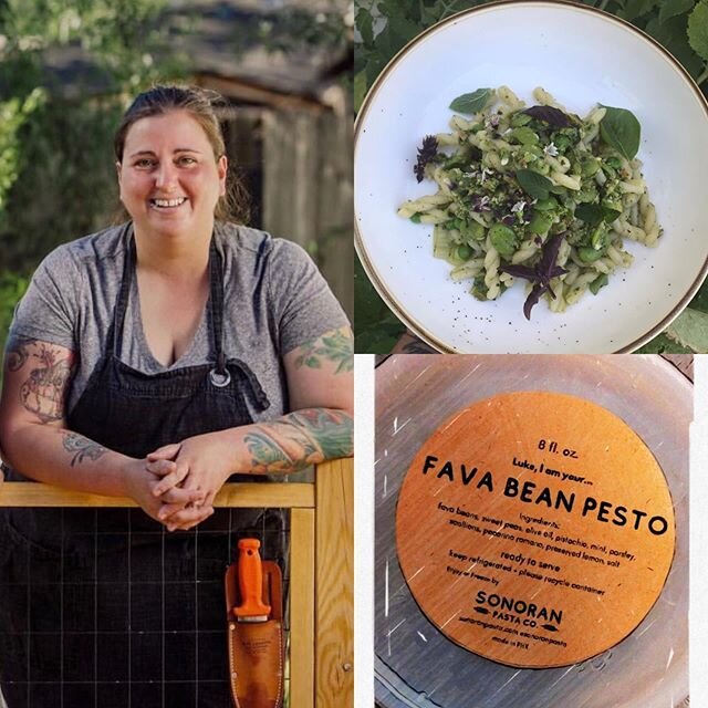Ok, time to freshen it up. We&rsquo;ve got the talented Sacha Levine @inbetweensphx  this week and she&rsquo;s made, &ldquo;LUKE, I AM YOUR FAVA BEAN PESTO.&rdquo; This could be used cold to make a refreshing pasta salad or served warm. Chef recommen