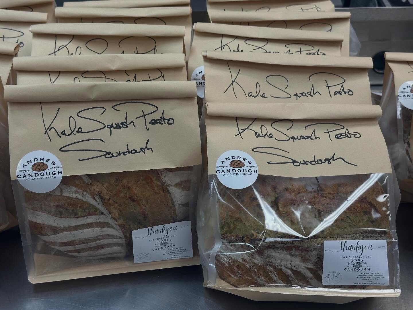 Special bread going to 2 of our markets tomorrow. @andres_candough made an amazing loaf using our pesto and we&rsquo;ve got a limited amount going to @uptownmarketaz and @oldtownscottsdalefarmersmarket tomorrow.  We can&rsquo;t hold any so get there 