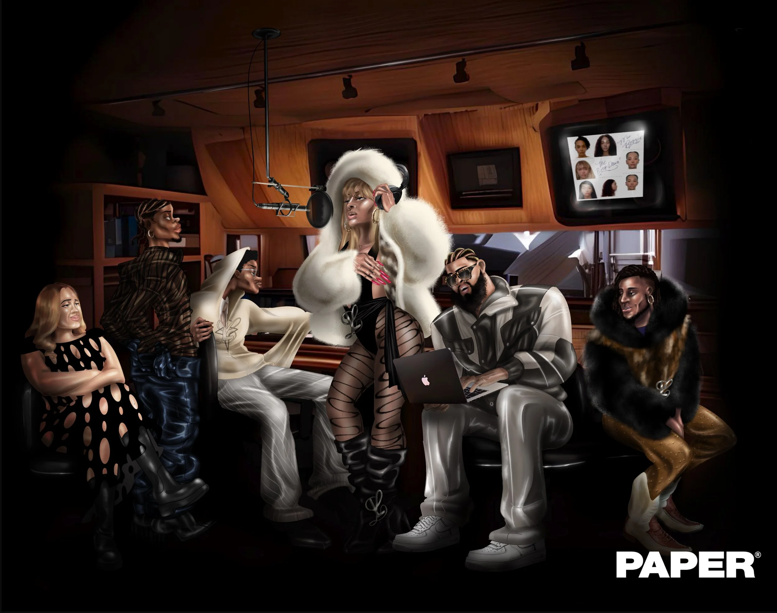 PAPER Magazine - Ms. Boogie's "The Roundtable" (2024)