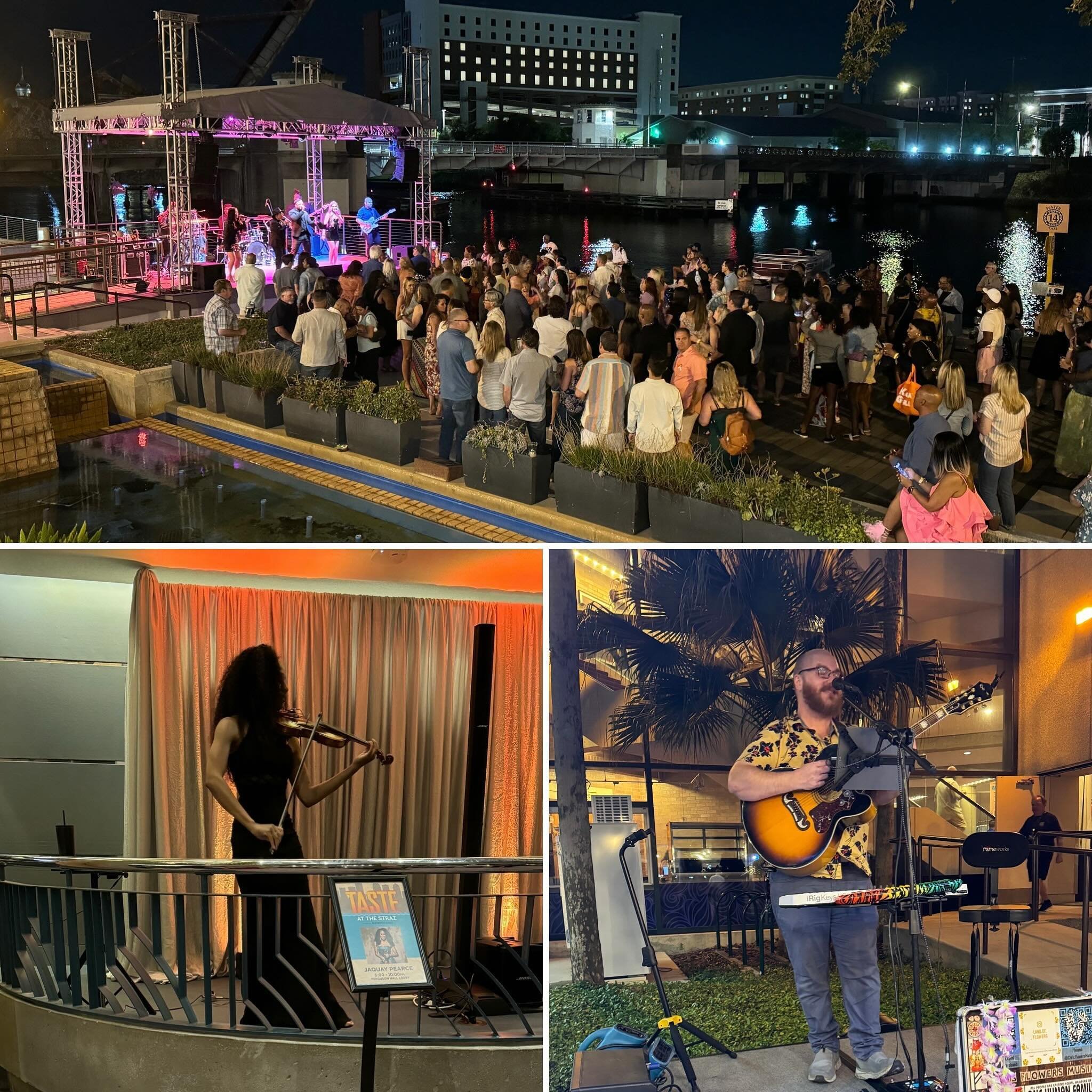 Taste at the Straz 2024. Its happening! Thanks to the @strazcenter for another great year. And thanks to @paradigmpartyband  @jaquaypearce and @chrisflowersmusic  for a great job you all killed it!

#livemusic #corporate #dancewithdbm #partymusic