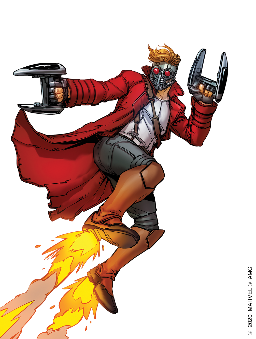 Marvel Star Lord Drawing : After peter had left the orphanage, he