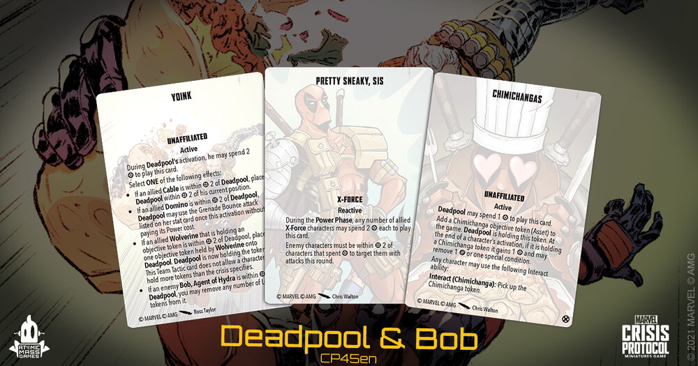 Protocolo de crisis de Marvel Deadpool y Bob