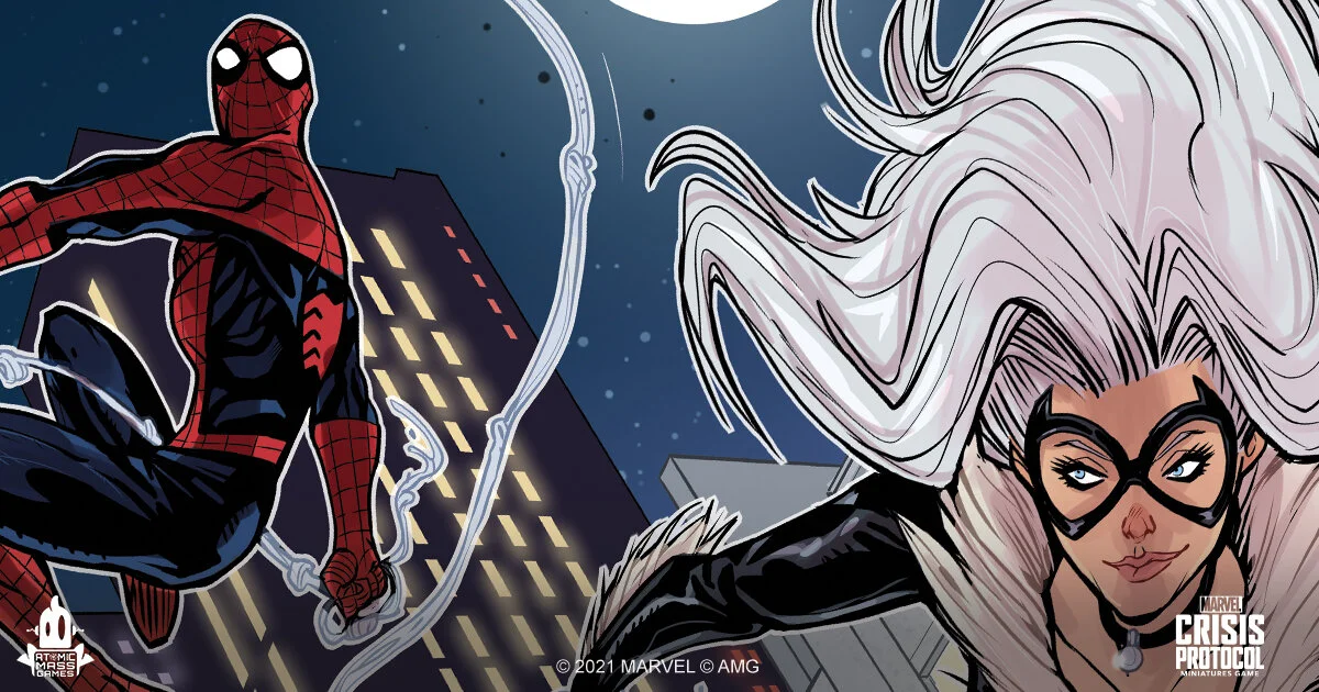 Team Tactics Talk Amazing Spider Man Black Cat Atomic Mass Games