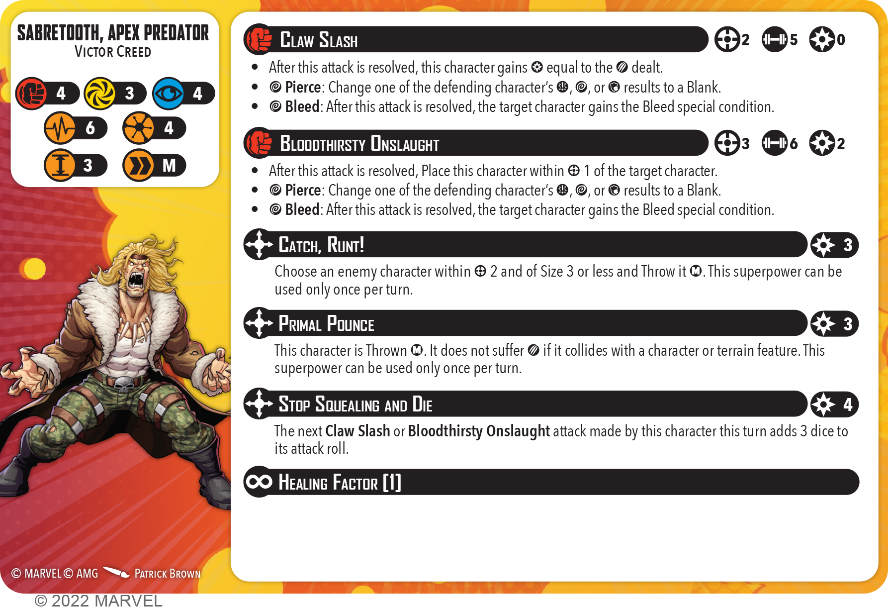 From Panel to Play: Sabretooth, Apex Predator — Atomic Mass Games