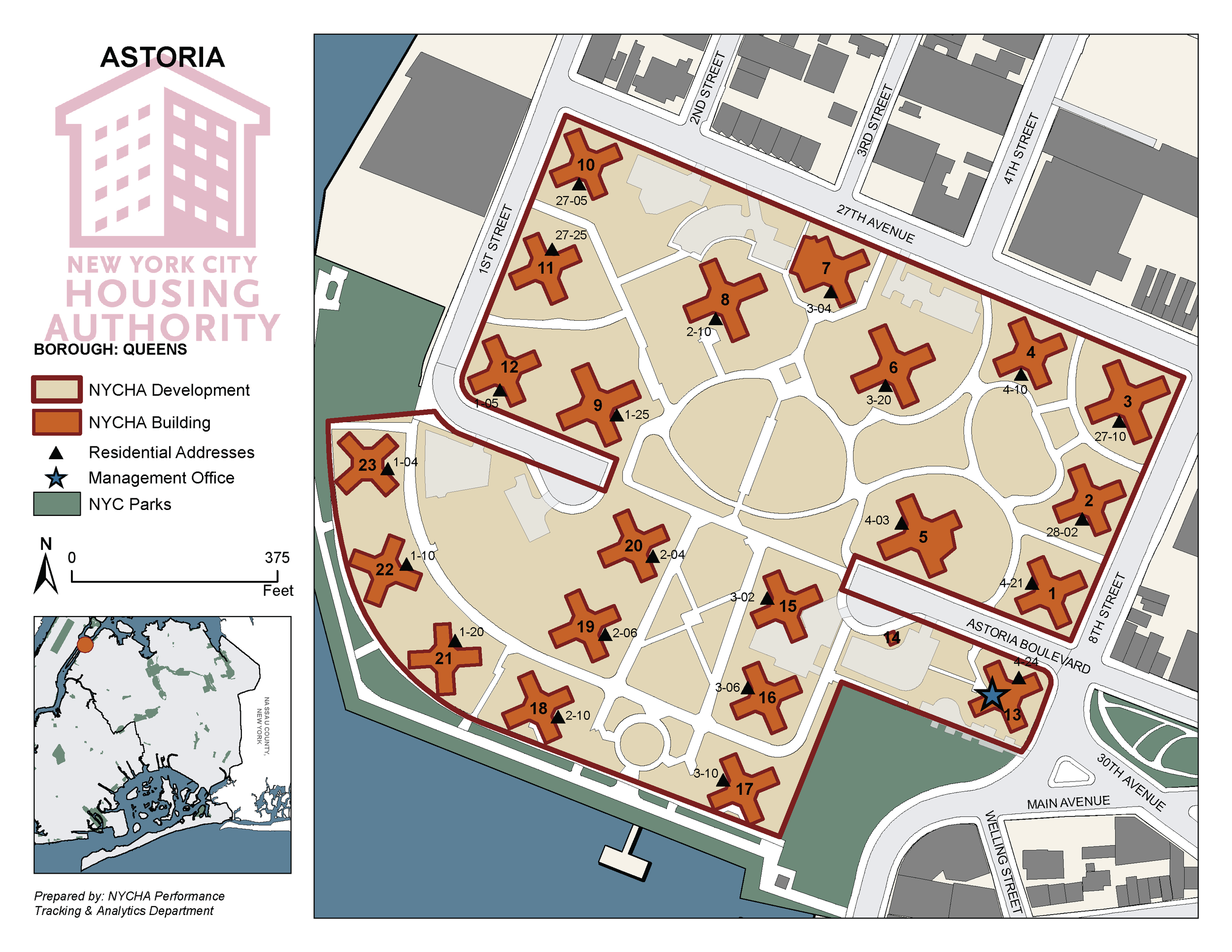  Development-Scale Reference Map for Astoria (Queens, NY) 