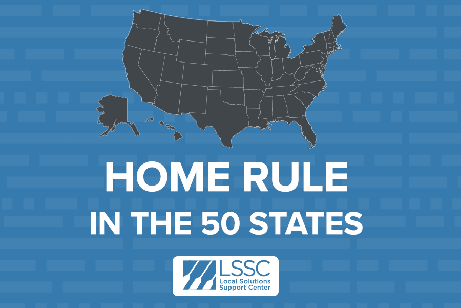 'Home Rule in the 50 States' Memos Examine the Nature and Scope of