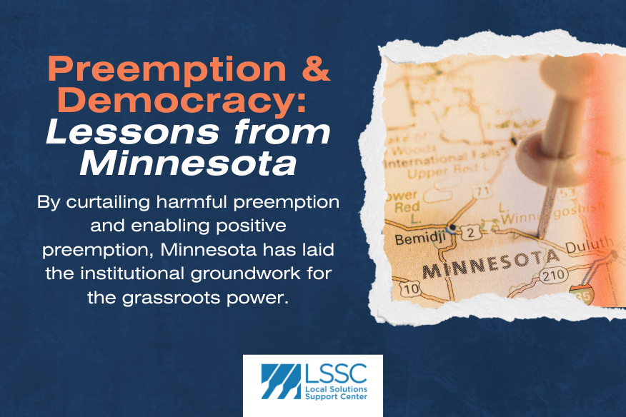 Preemption and Democracy: Lessons from Minnesota