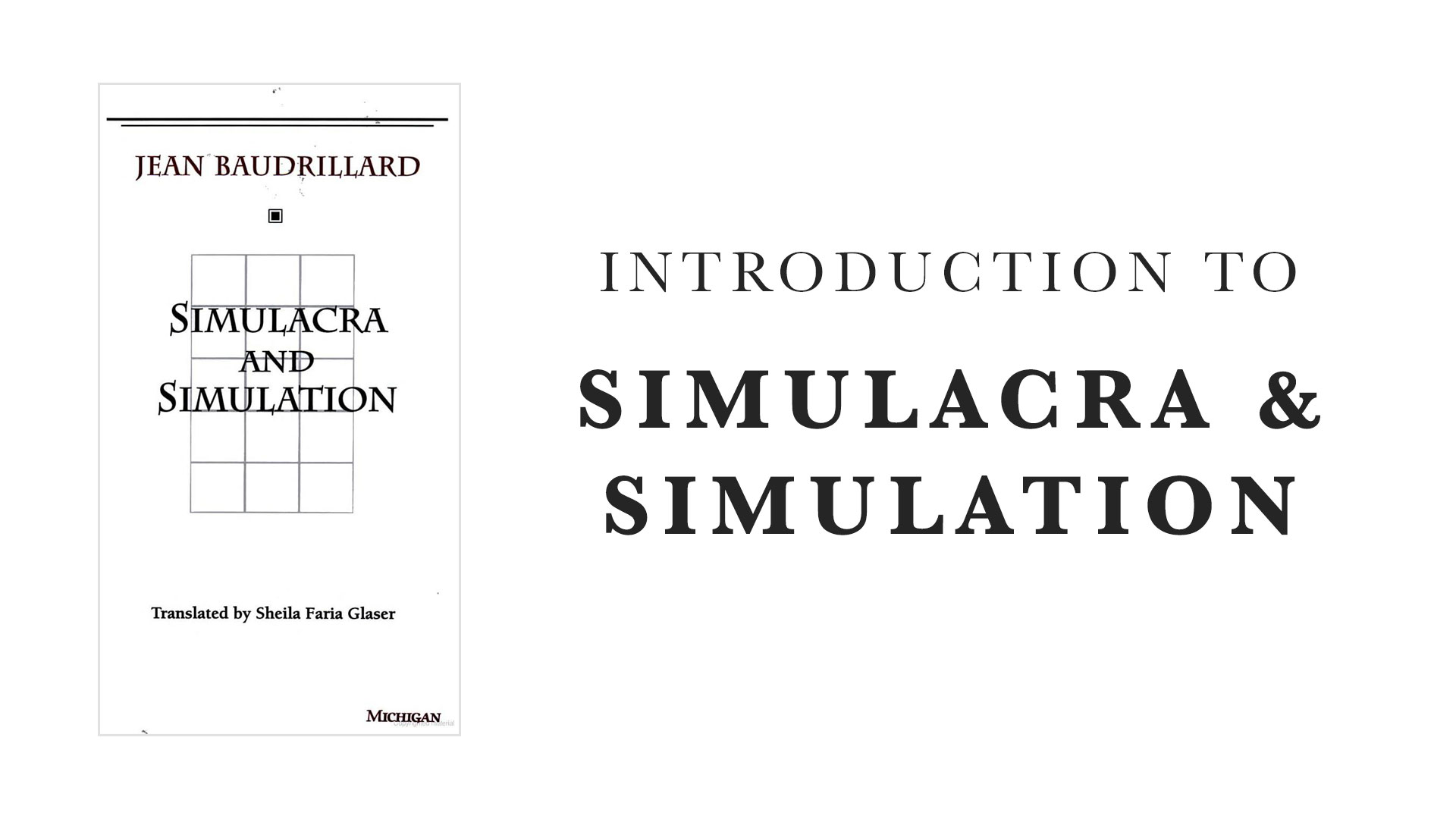 Simulacra And Simulation