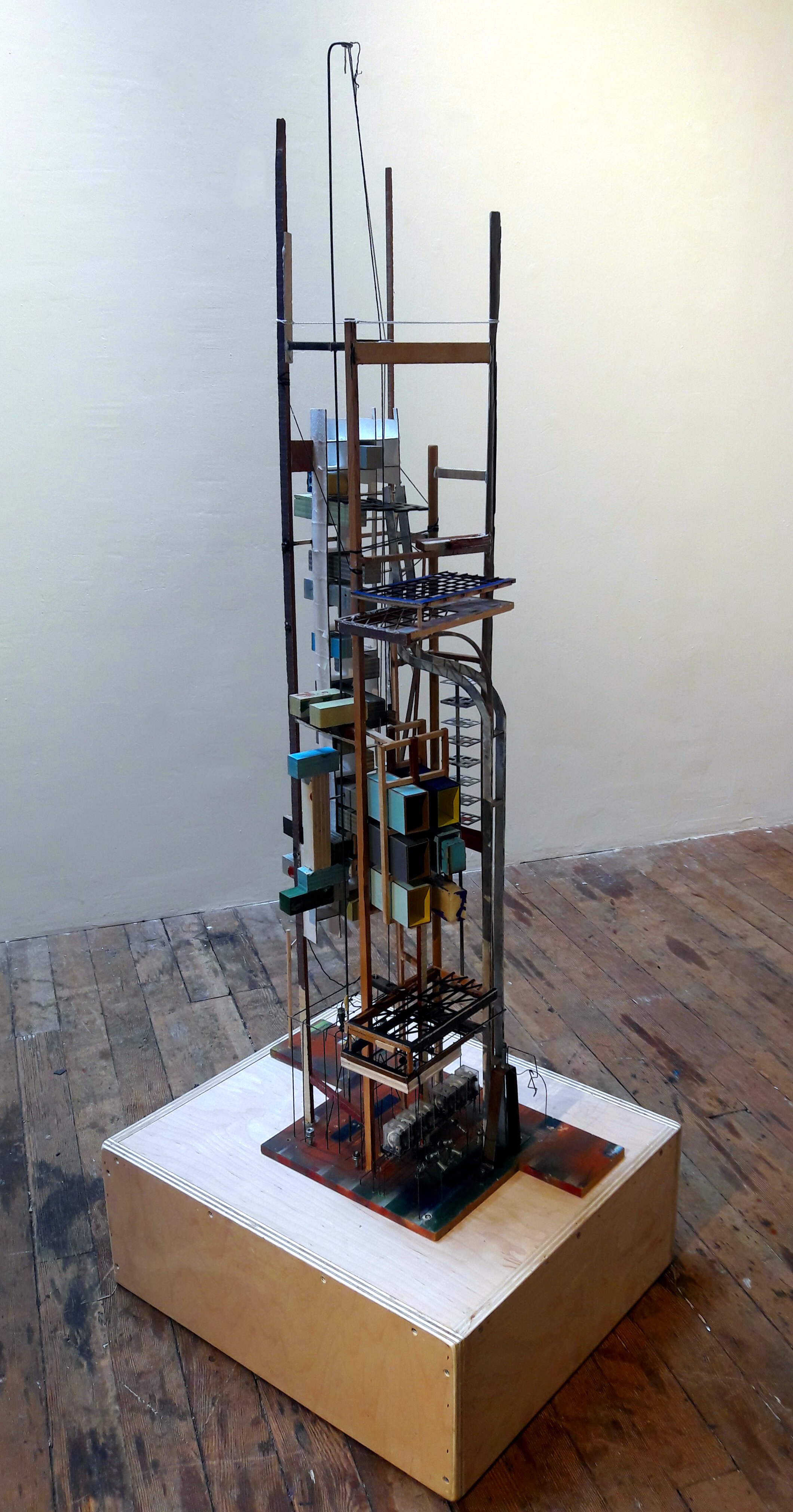   Nominative Determinant   mixed media 53 x 24 x 21 in 