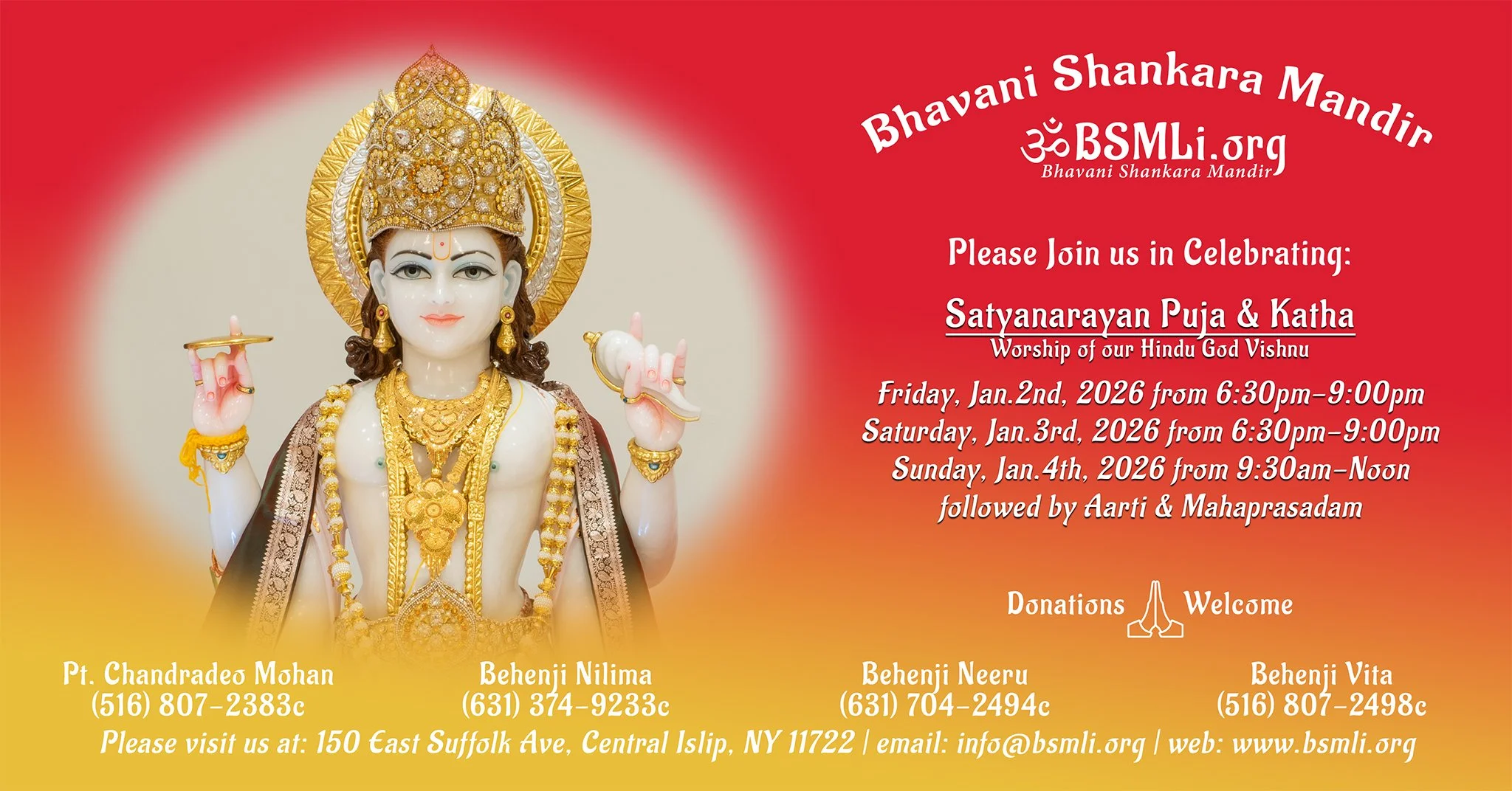 Satyanayaran Puja &amp; Katha