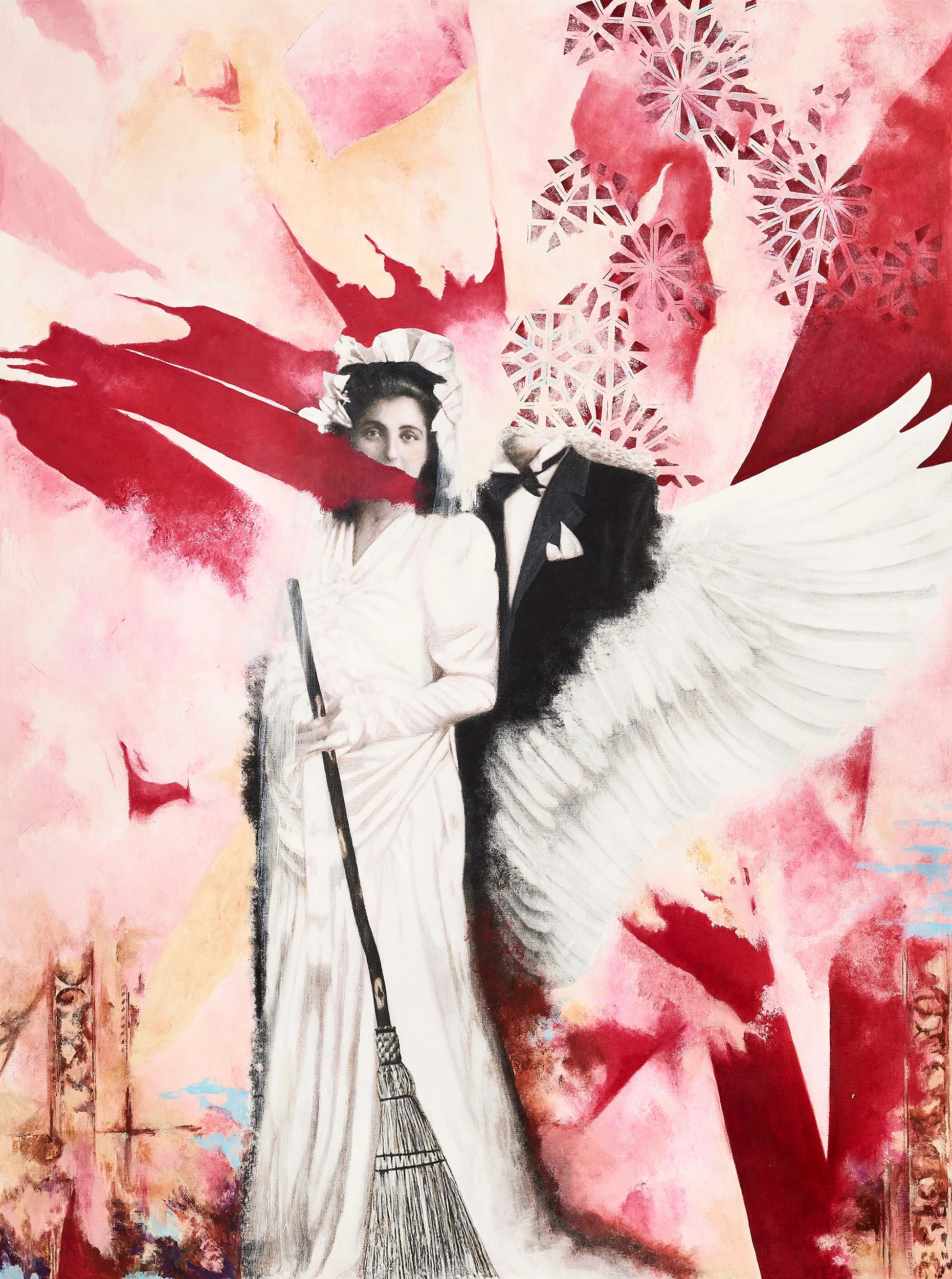 La Novia 2018-19 Acrylic, mixed medium on canvas 129x97 cm