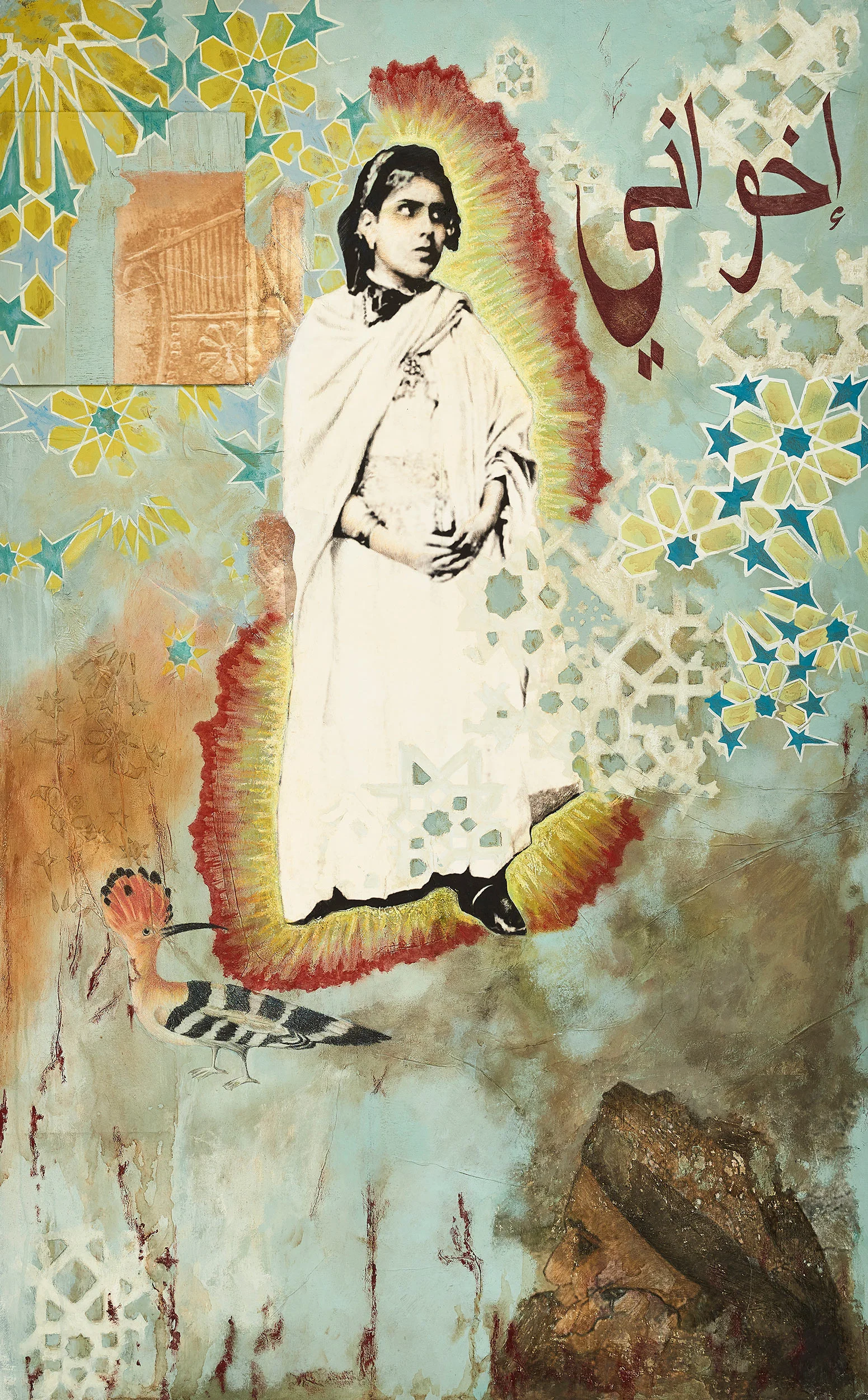 Tunisiana in Little Yemen 2014-15 Acrylic, mixed medium on canvas 130x90 cm