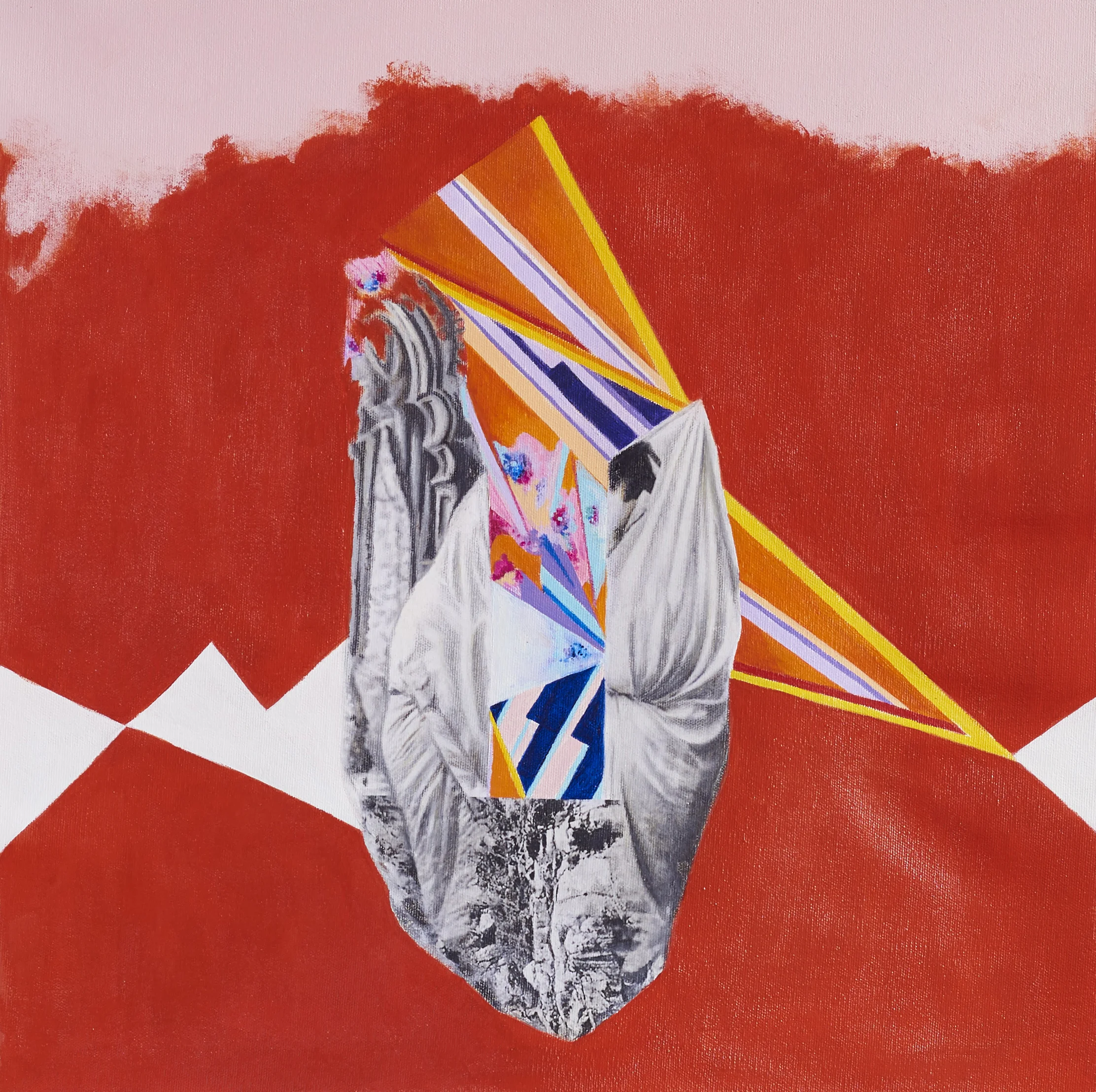 Kala 2019 Acrylic, mixed medium on canvas 45x45 cm