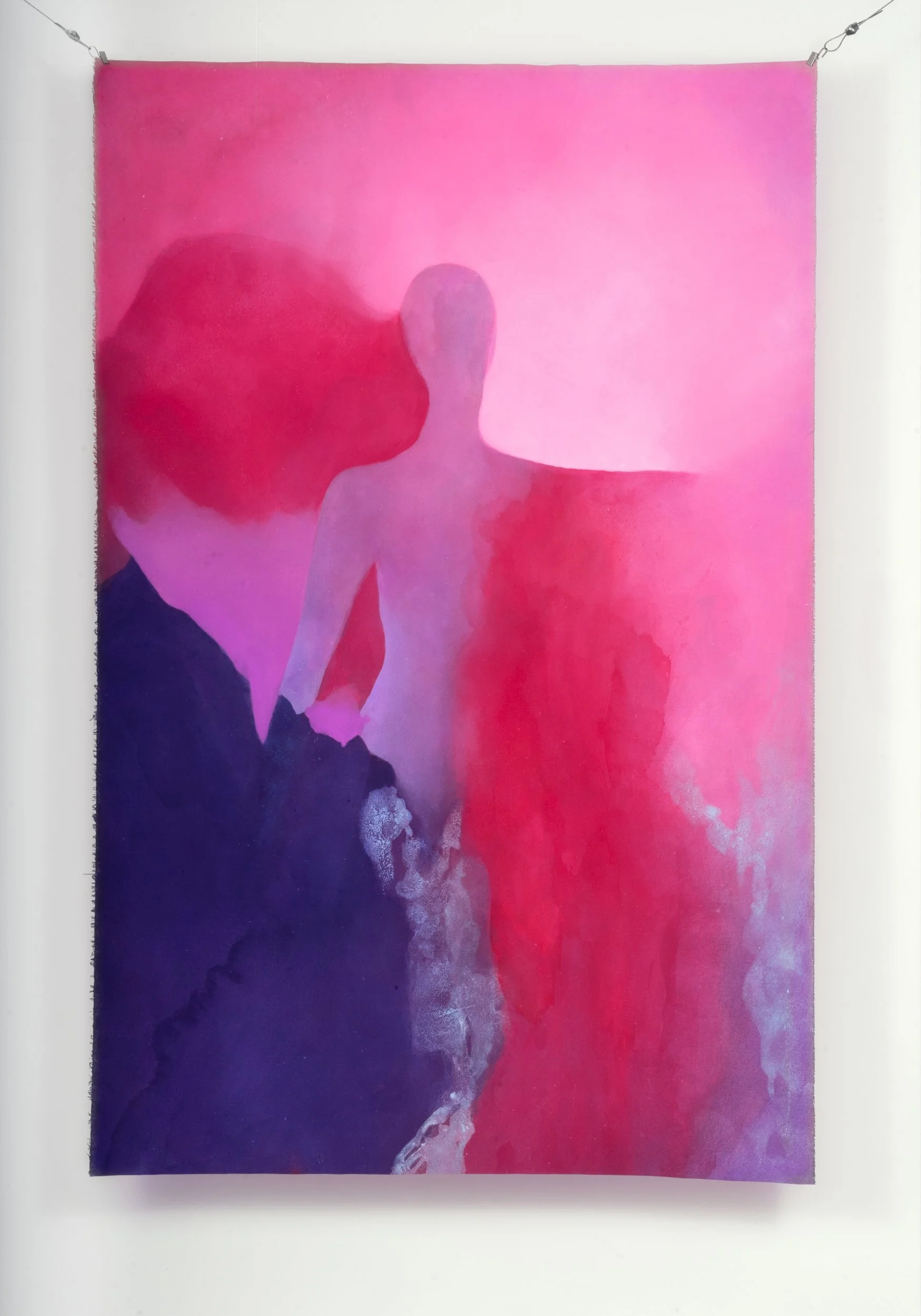   Celestial Splendor  Acrylic on raw canvas 107 × 184 cm 
