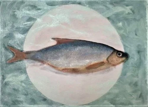 Immortal (2018), oil on canvas, 35 x 25cm
