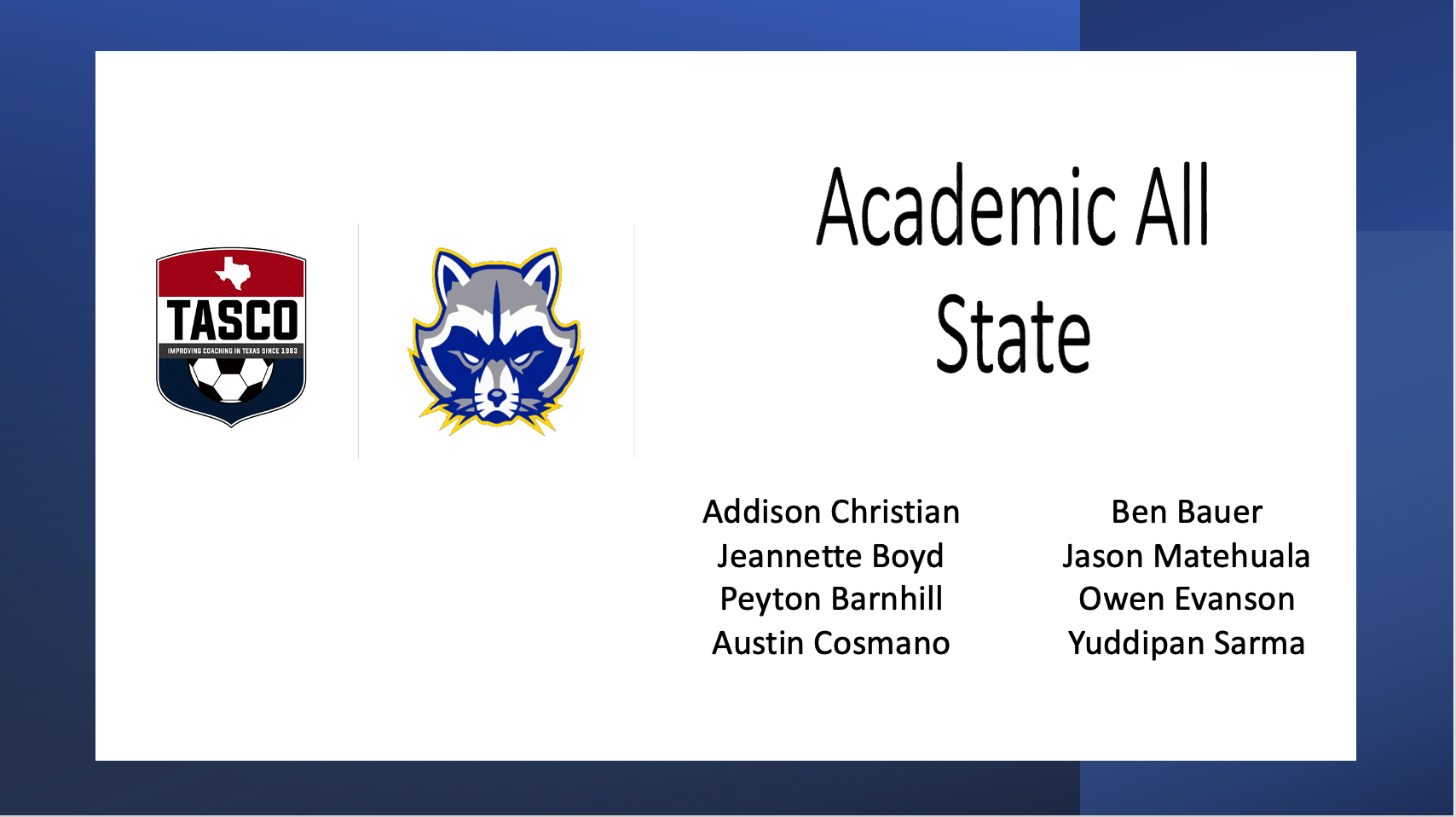 Tasco Academic All State.png