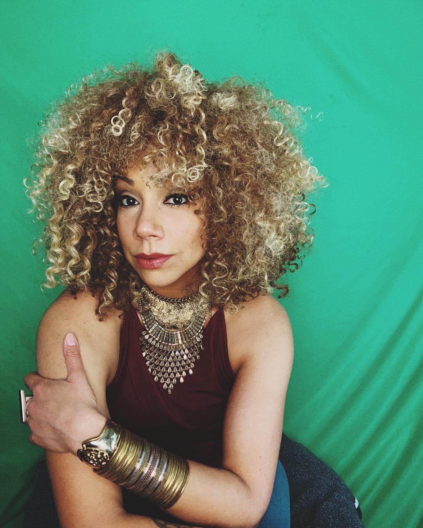 Caught a vibe on the green screen today