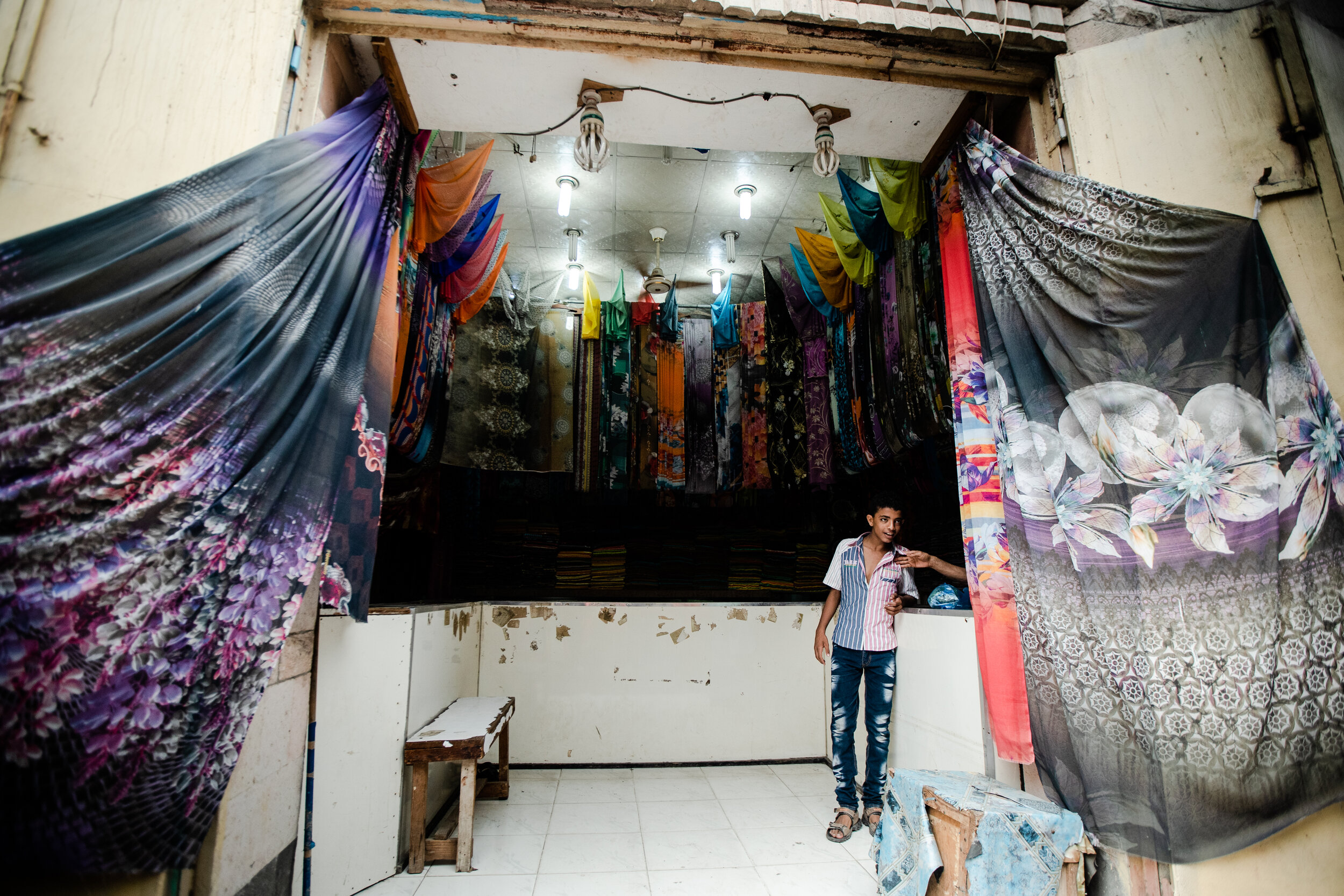  a Yemeni shop in Rue des Mouches in Djibouti city, the capital of Djibouti. 2019 