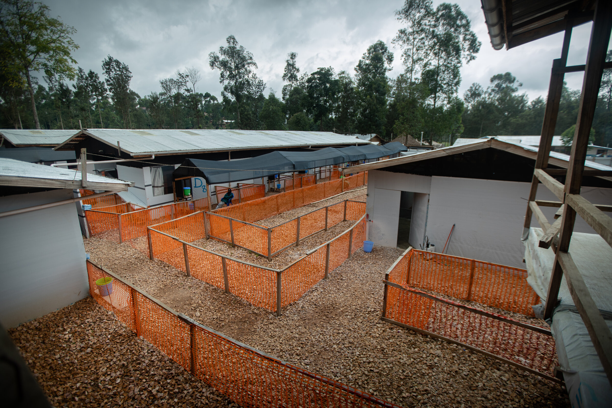  the recovery zone at Katwa Ebola treatment center, The Democratic Republic of Congo, 2019 