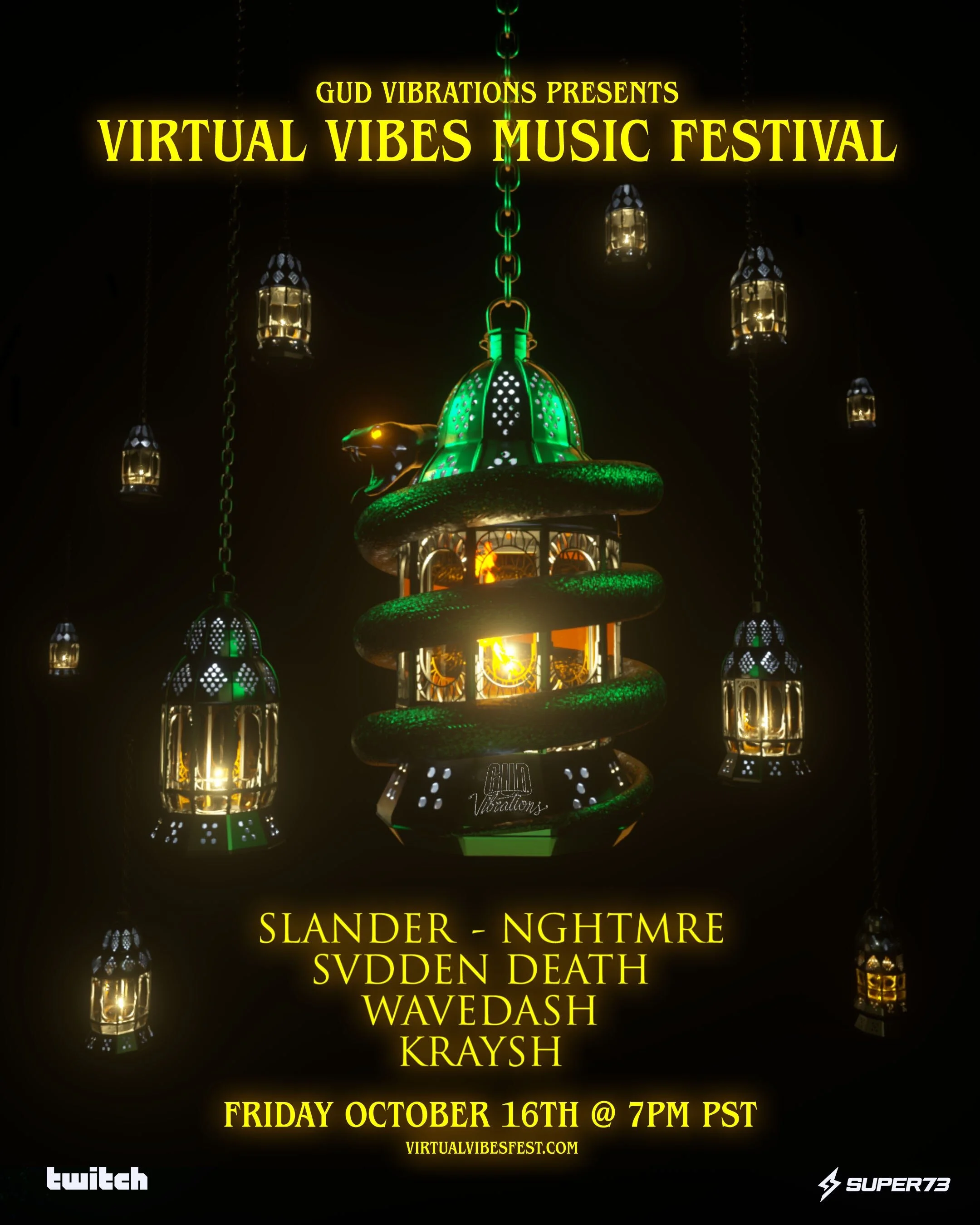 Gud Vibrations and Twitch Partner to Present Virtual Vibes Music Festival