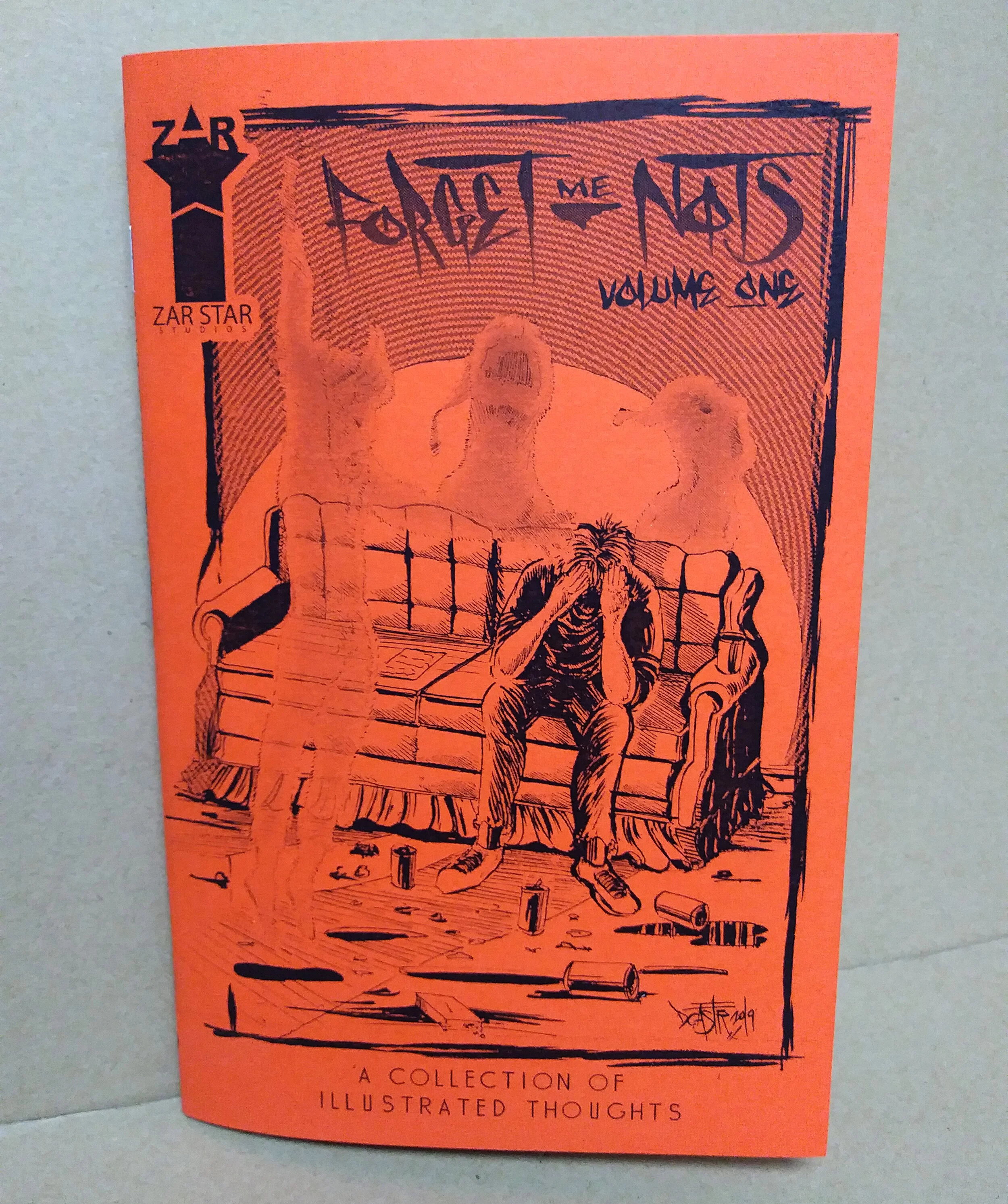 Forget Me Nots Vol 1 Illustrated Zine w Original Sketchcard