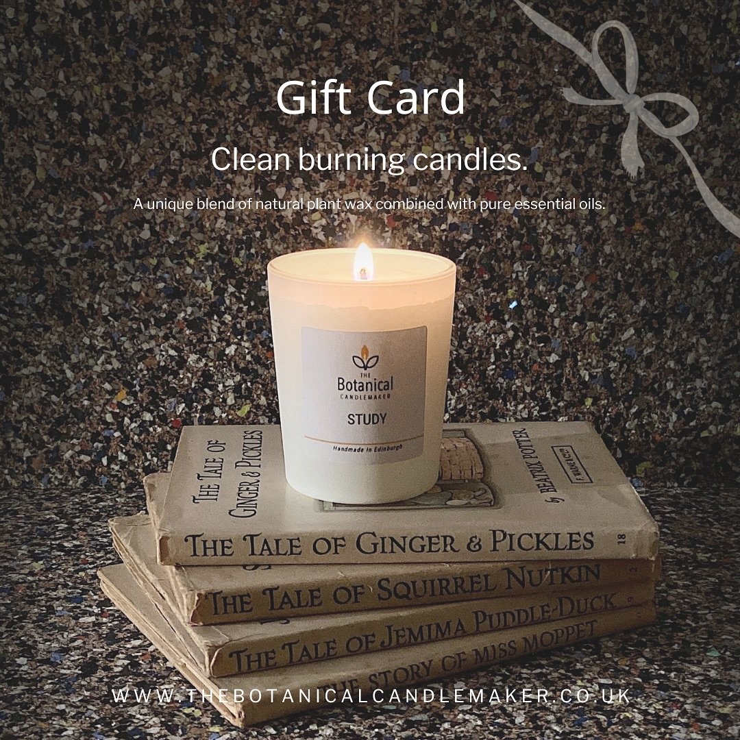 Give a glowing gift to a friend!

For the discerning, the distant, and the &lsquo;I like to choose myself&rsquo;!

A Botanical Candlemaker Gift Card is sent instantly with a click.

It makes last-minute gifting look entirely intentional.

Choose to s