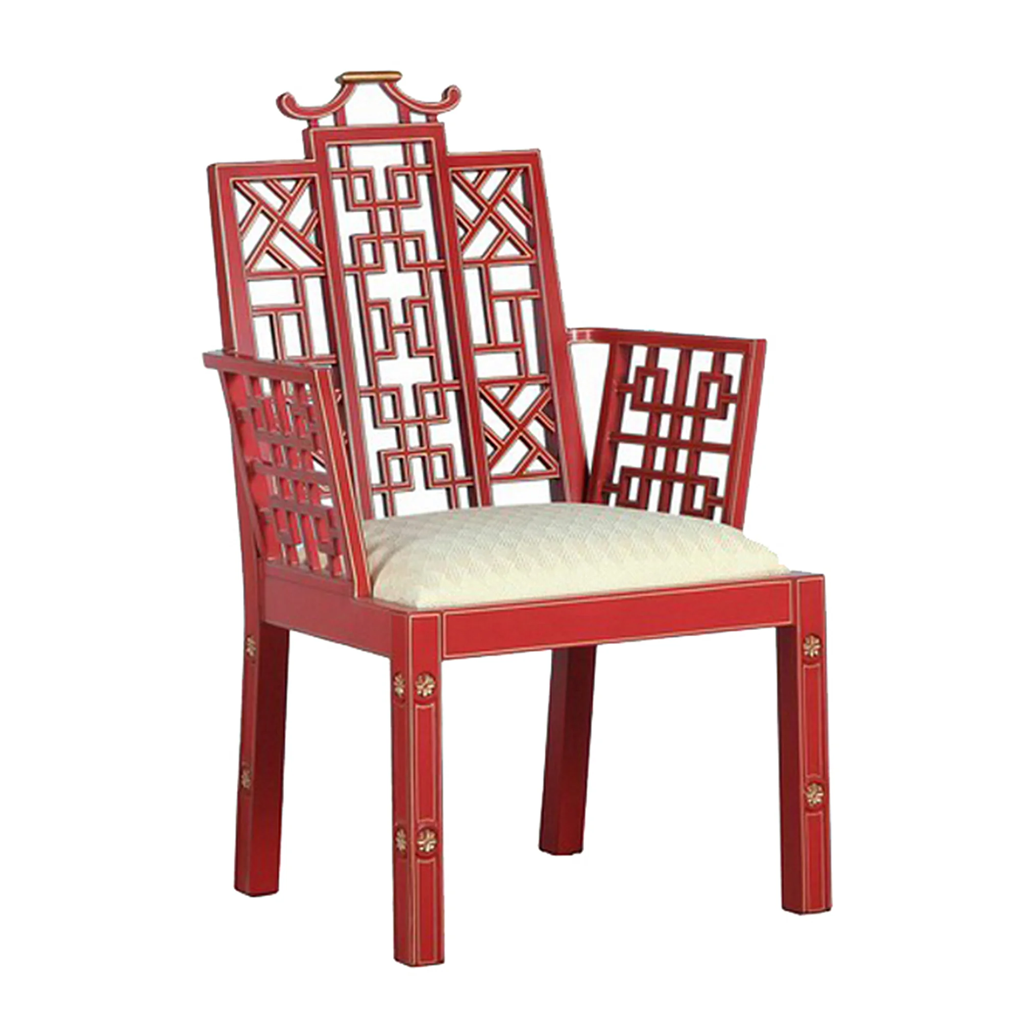 Thurloe Rouge Armchair chinoiserie furniture