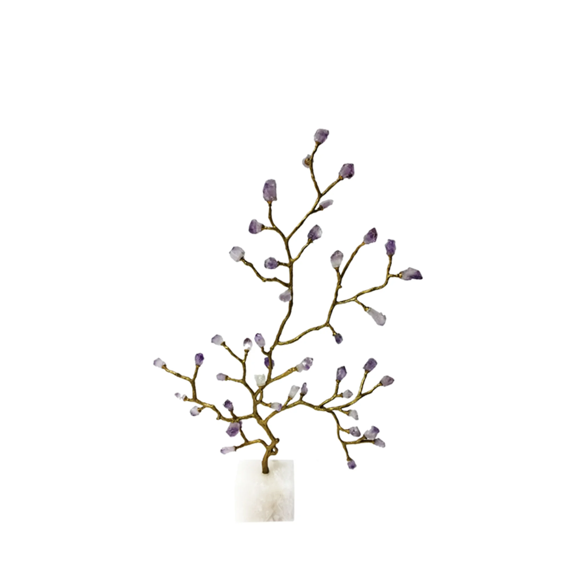 purple and green amethyst luxury home décor