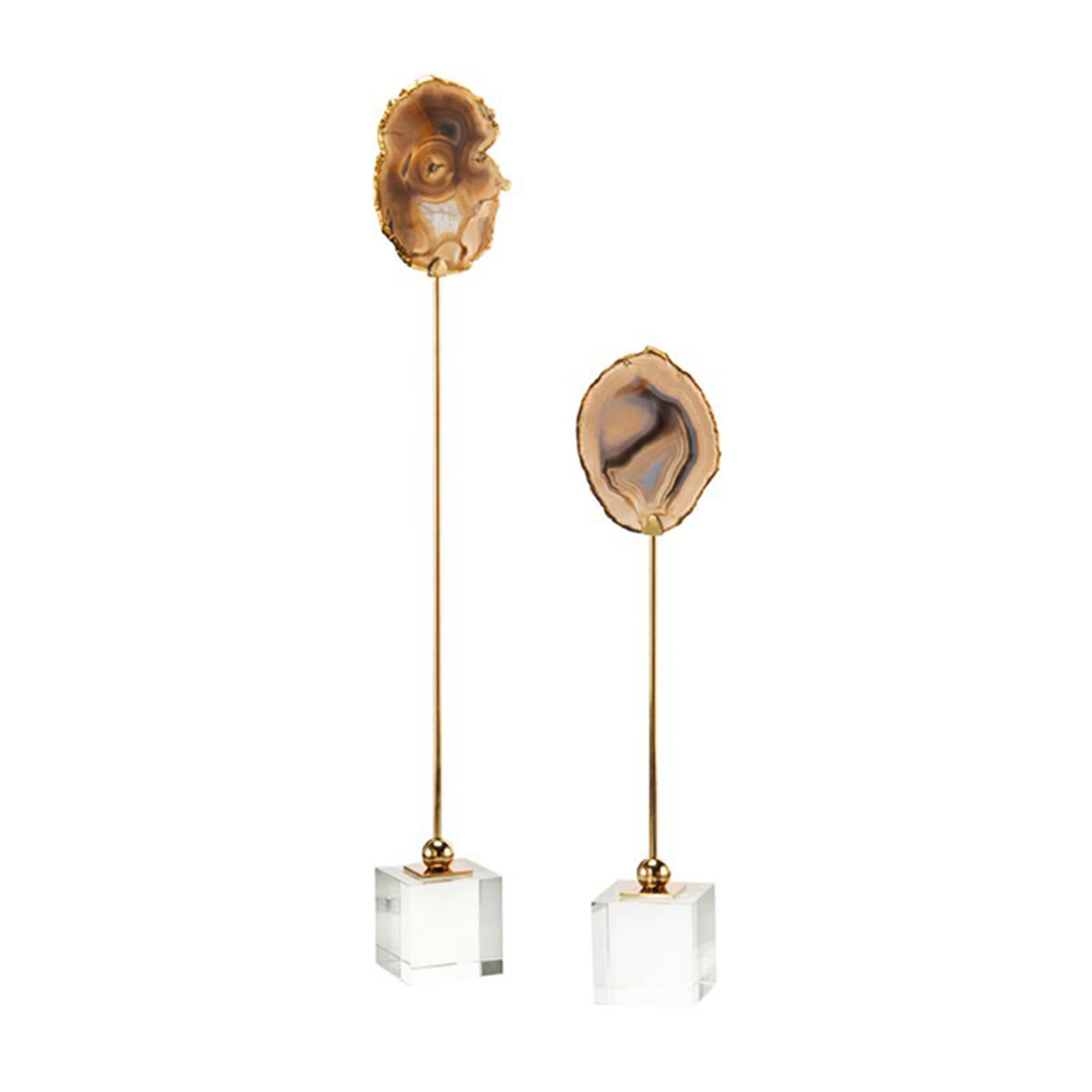 agate stand duo luxury home décor