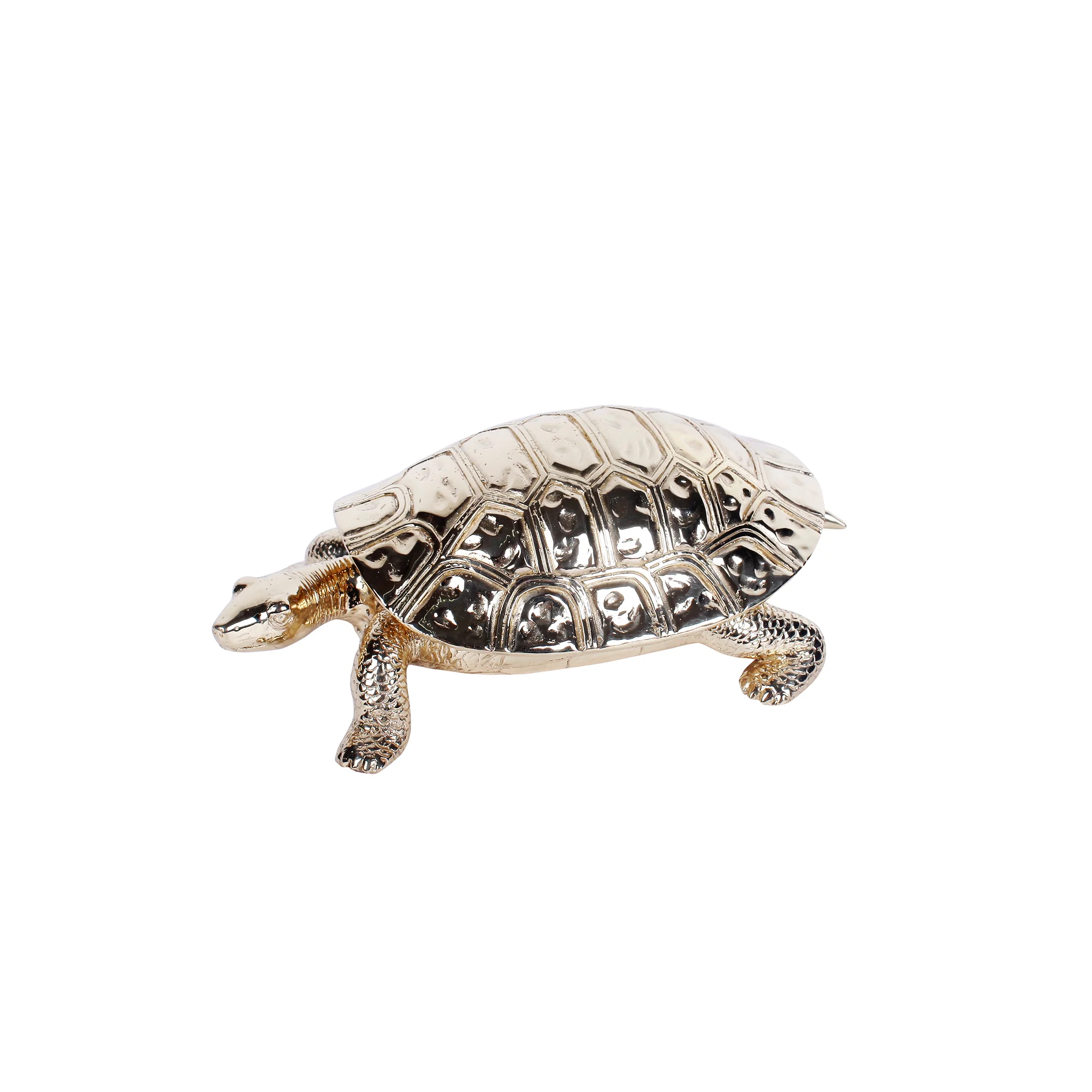 brass tortoise luxury home décor