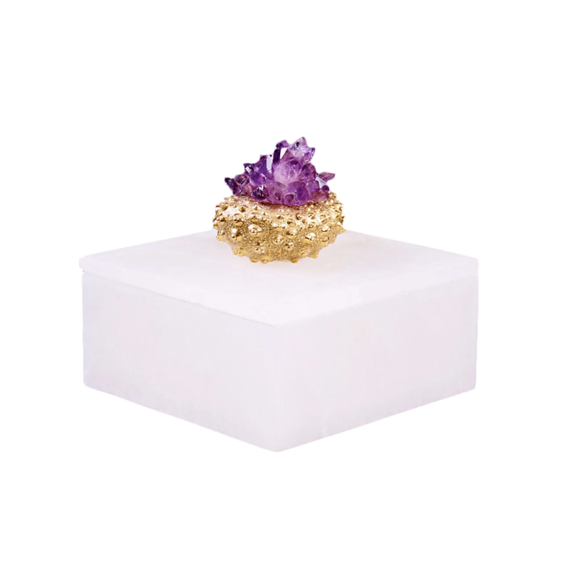 urchin crystal box luxury home décor
