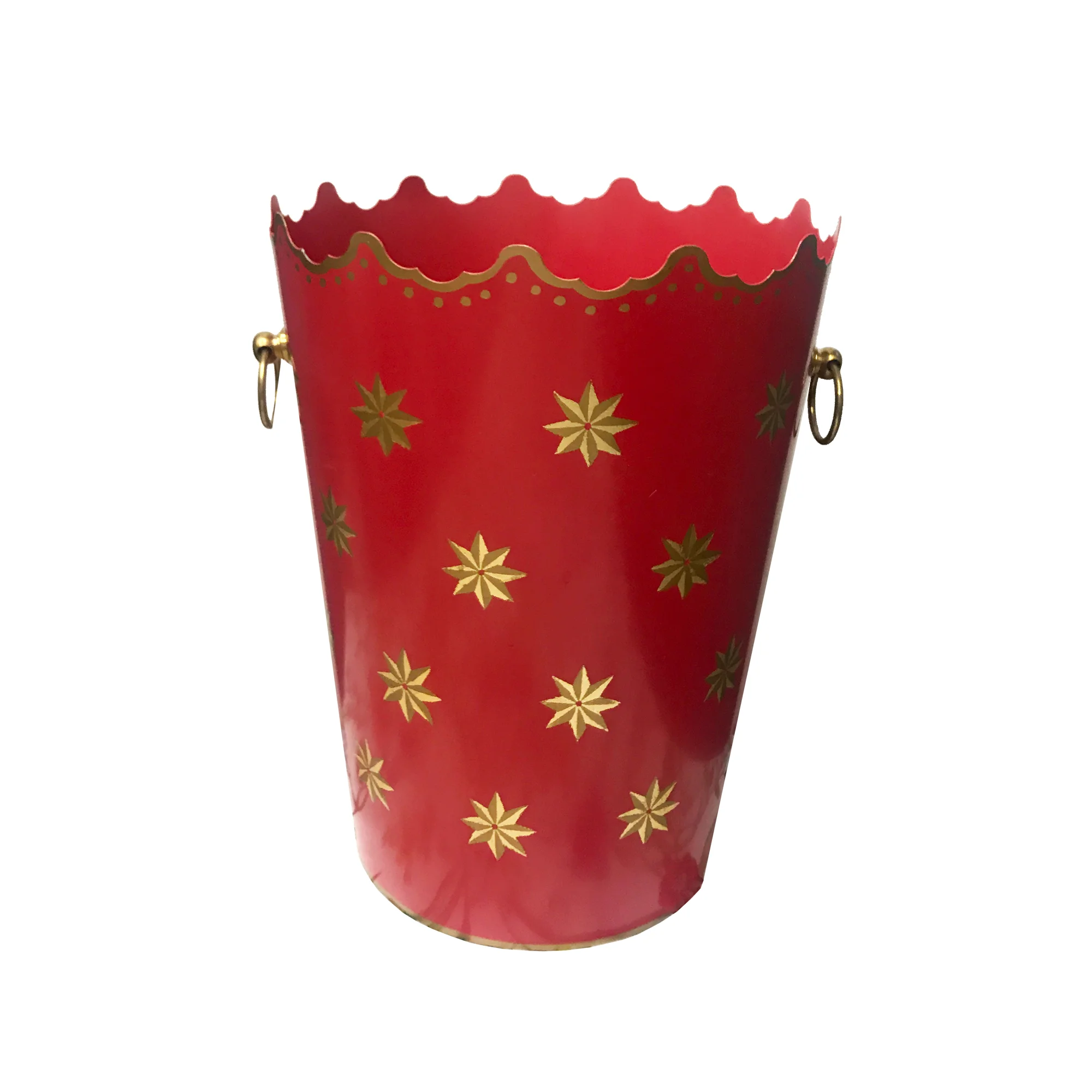 starry dustbin red hand painted chinoiserie furniture luxury home décor
