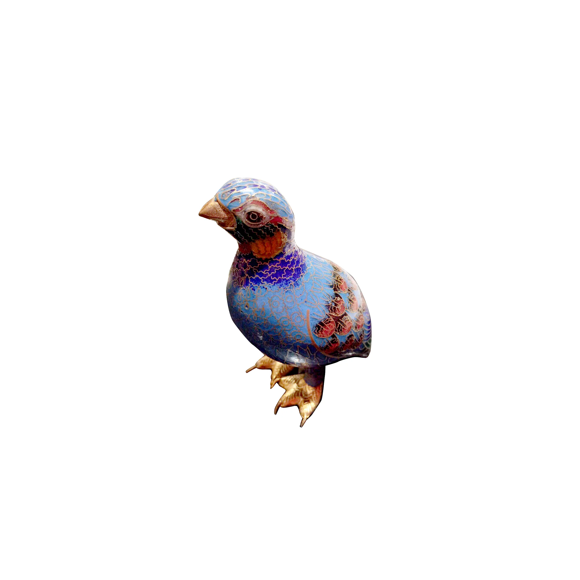 cloisonné bird 2 luxury home décor