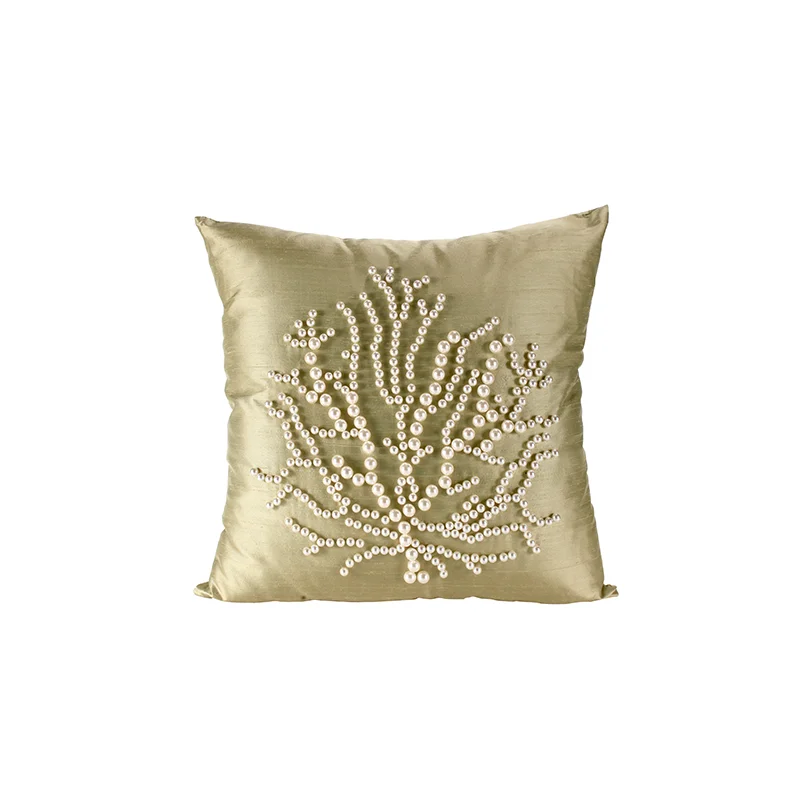 embellished pearls gold luxury home décor