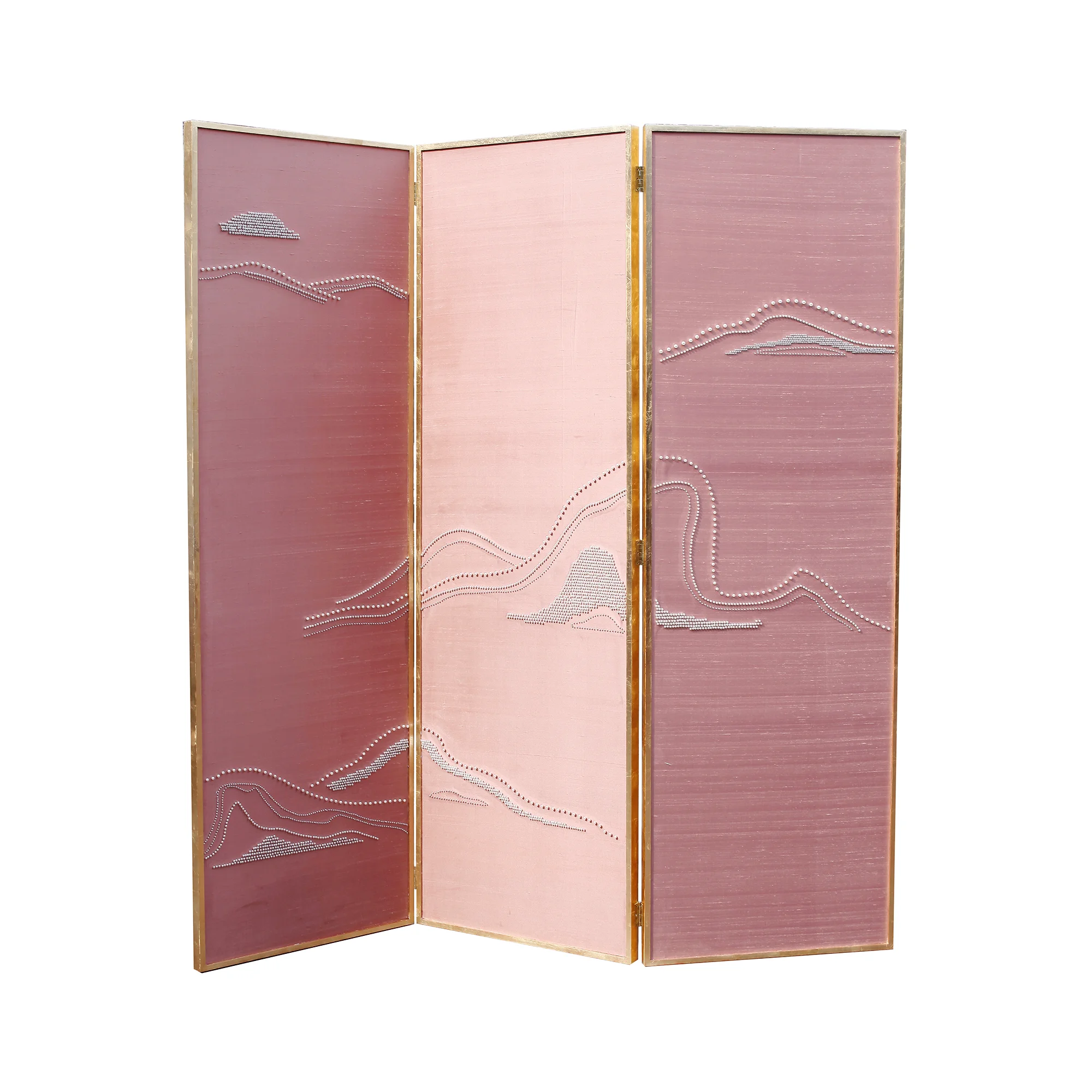 embroidered pearl landscape hand painted wallpaper luxury wall décor