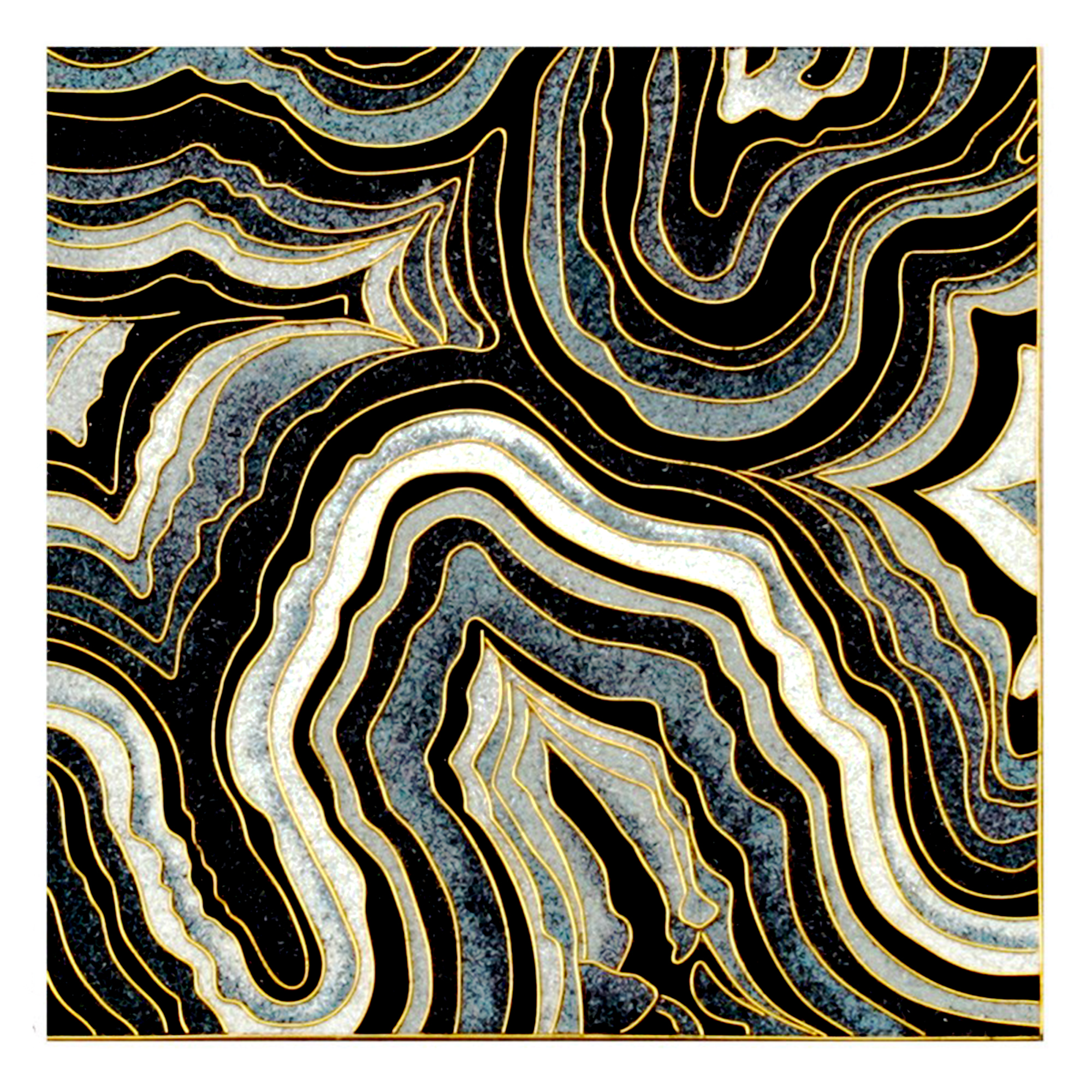 cabinet of curiosities collection malachite charcoal cloisonné tiles luxury home décor