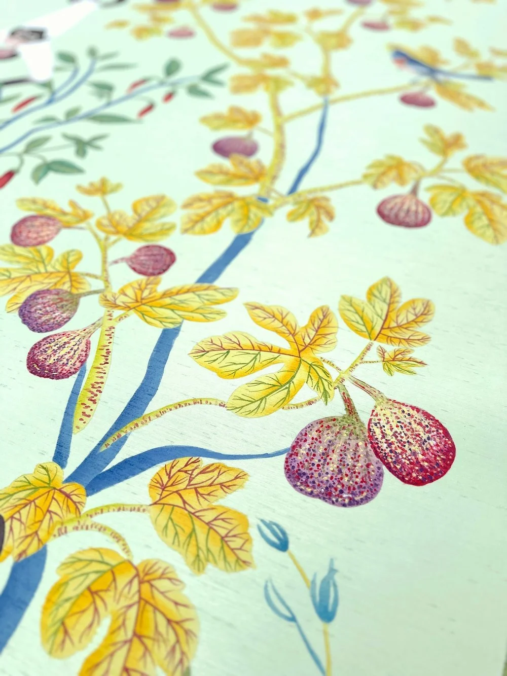 Farm-To-Table Hand Painted Wallpaper