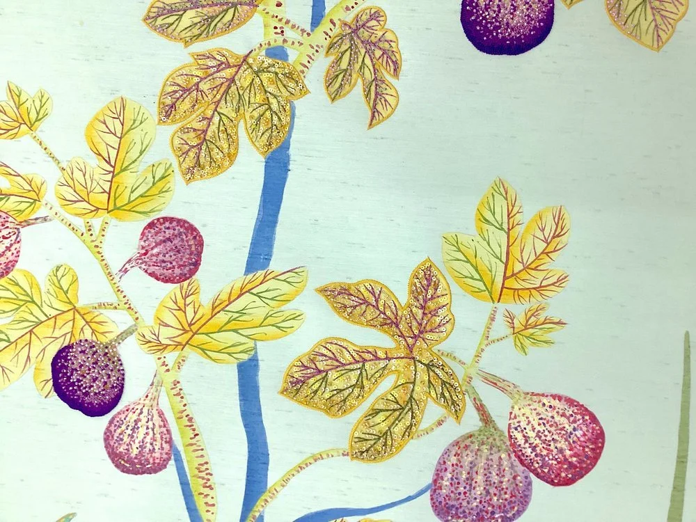 Farm-To-Table Hand Painted Wallpaper