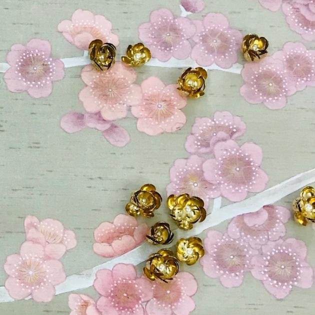 Cherry Blossoms Canopy Hand-Painted Wallpaper