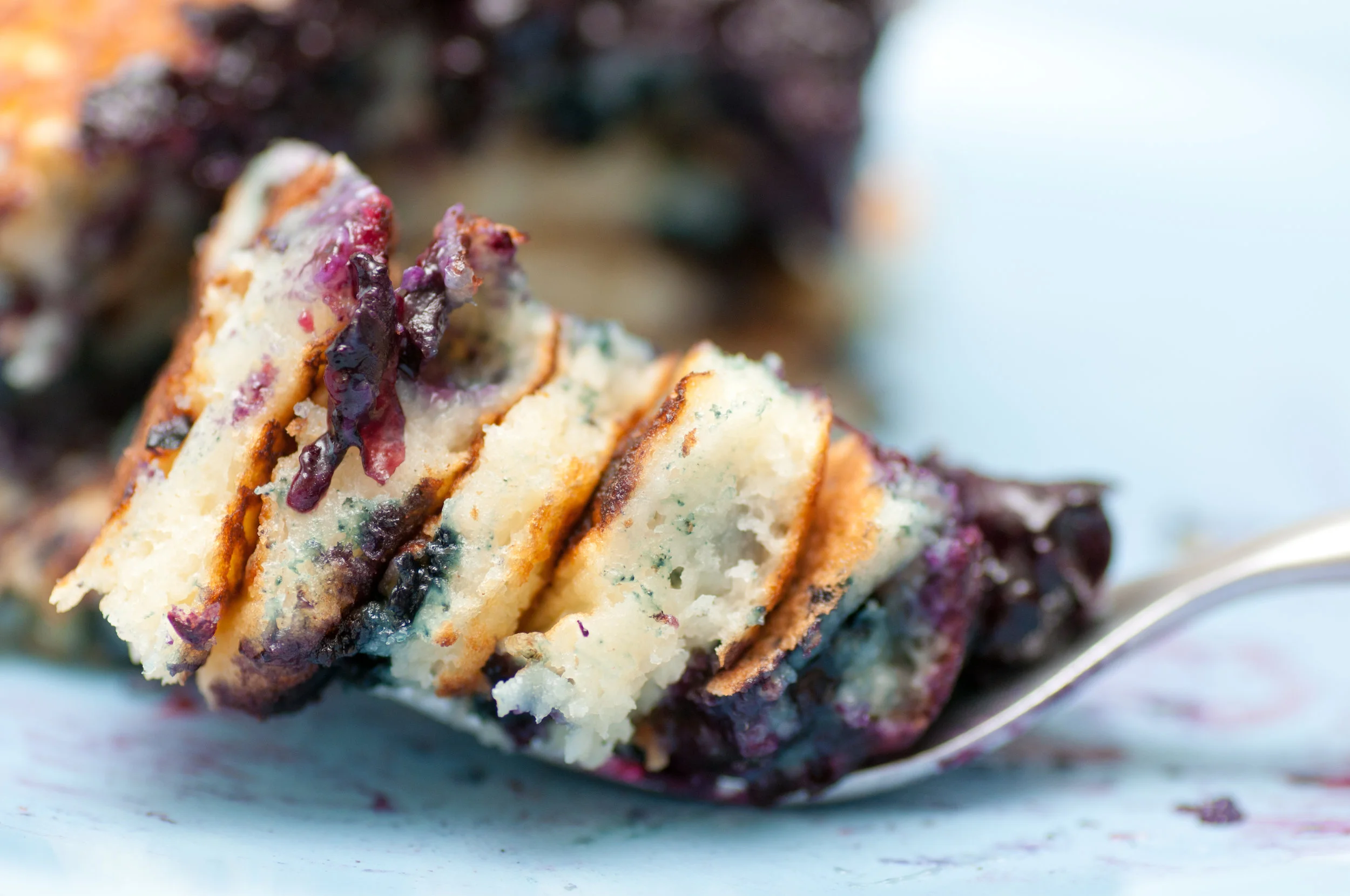 Ricotta Blueberry Pancakes