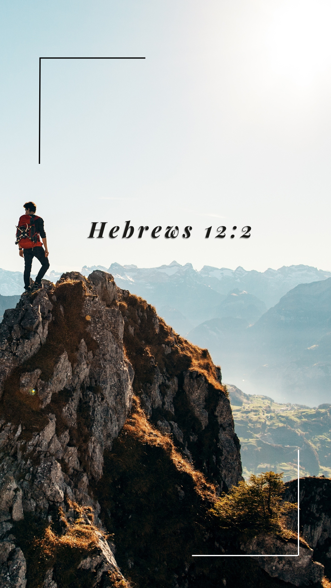 Phone Wallpaper - Hebrews 12:2