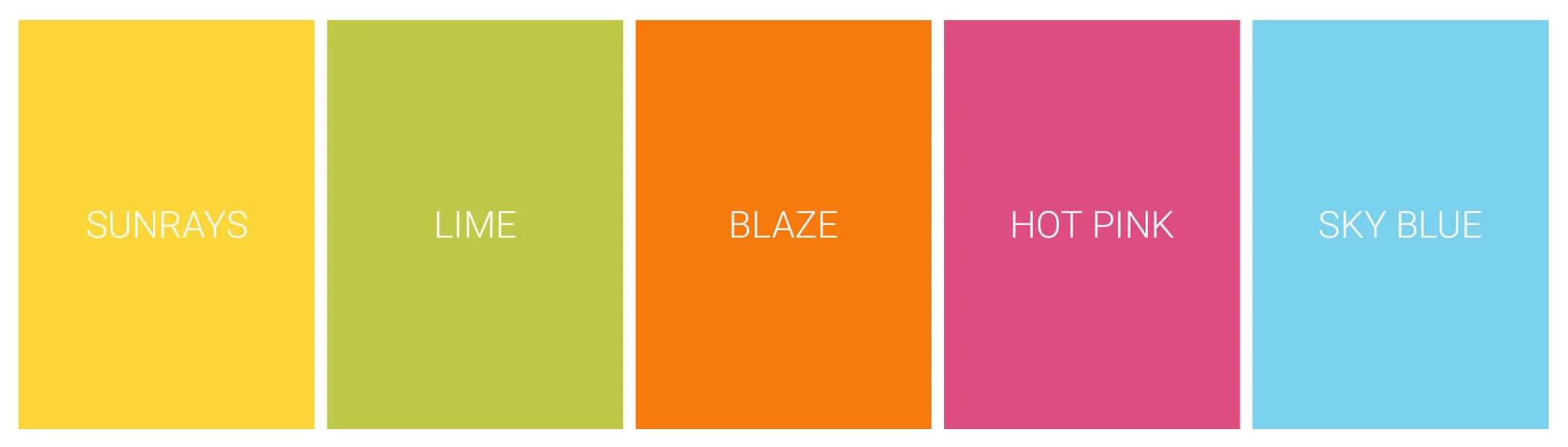 Popular Color Palettes by Decade — Onyx Creative